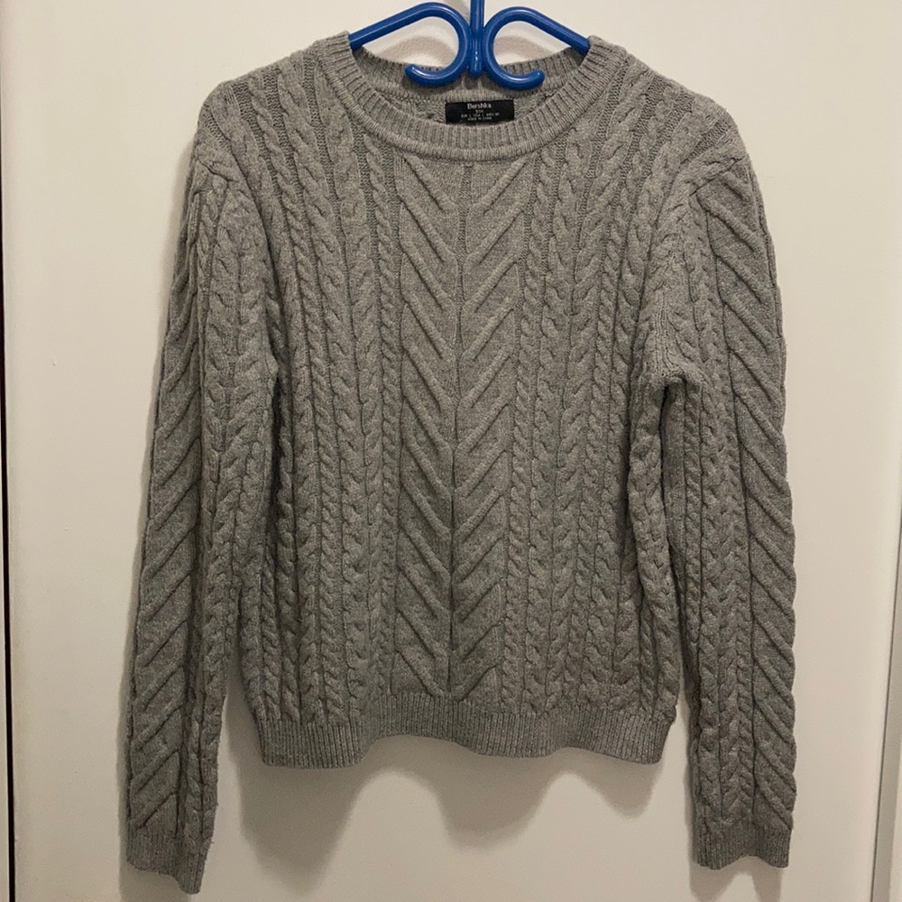 Bershka Cable Knit Sweater